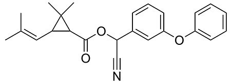 Цифенотрин: химическая формула