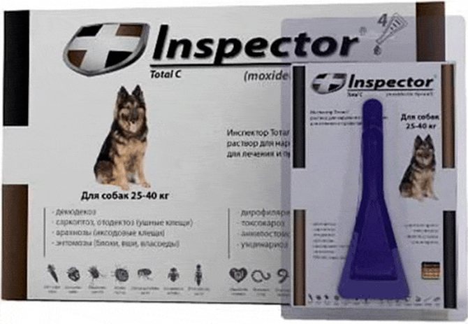 инспектор от вшей собакам