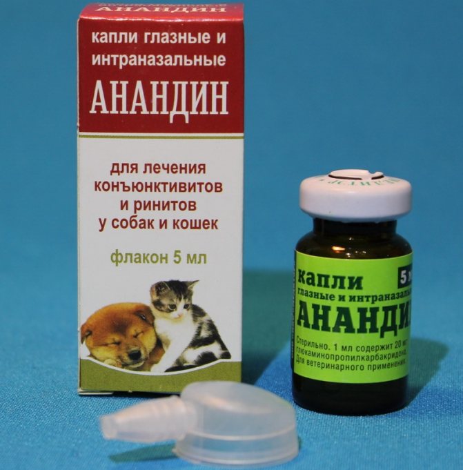 Капли Анандин, предназначены для лечения ринита и конъюнктивита