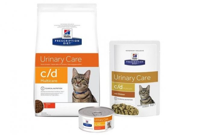 Корм для кошек Hill`s Prescription Diet Feline c/d при МКБ