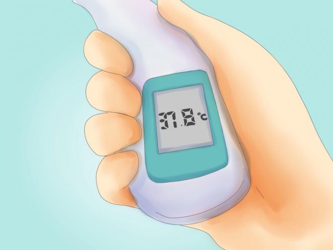Табло ректального термометра