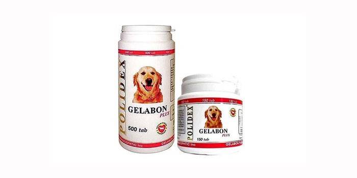 Витамины для собак Polidex Gelabon plus